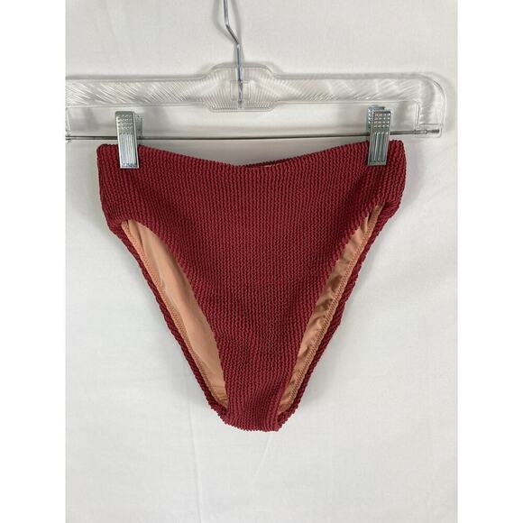 NWT J Crew Scrunchie High Rise Bikini Bottom Size XXS - Picture 1 of 6